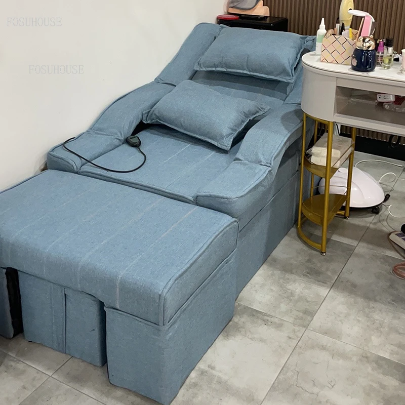 Light Luxury Reclining Sofas Pedicure Sofa Foot Massage Chair Nail