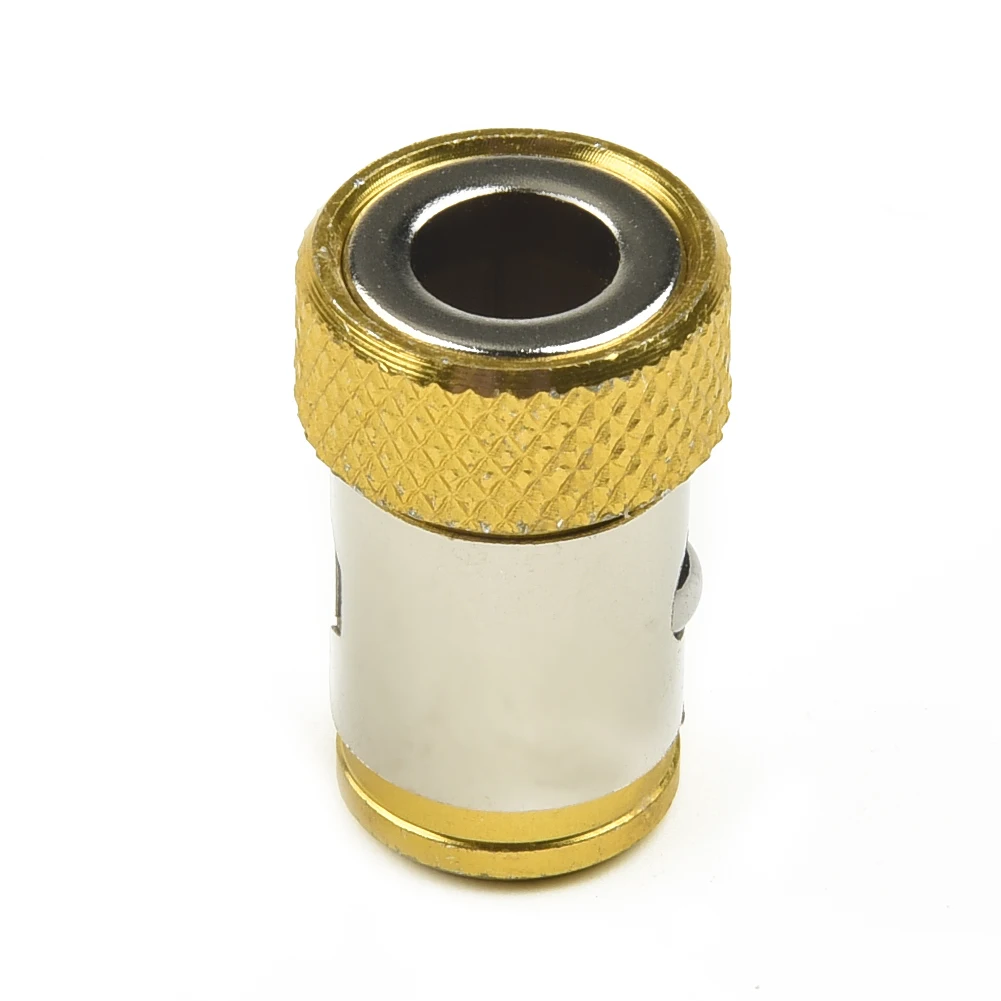 

Популярное Новое прочное магнитное кольцо 1/4 дюйма, магнетизм 25*15 мм, шестигранное металлическое универсальное 6,35 мм для отвертки, бит, магнитный драйвер золотого цвета