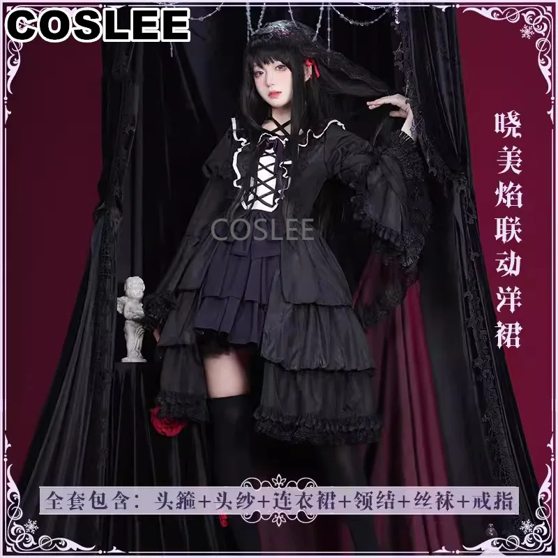 

COSLEE аниме Puella Magi Madoka Magica Akemi Homura косплей костюм Милая женская мода для Хэллоуина Новинка