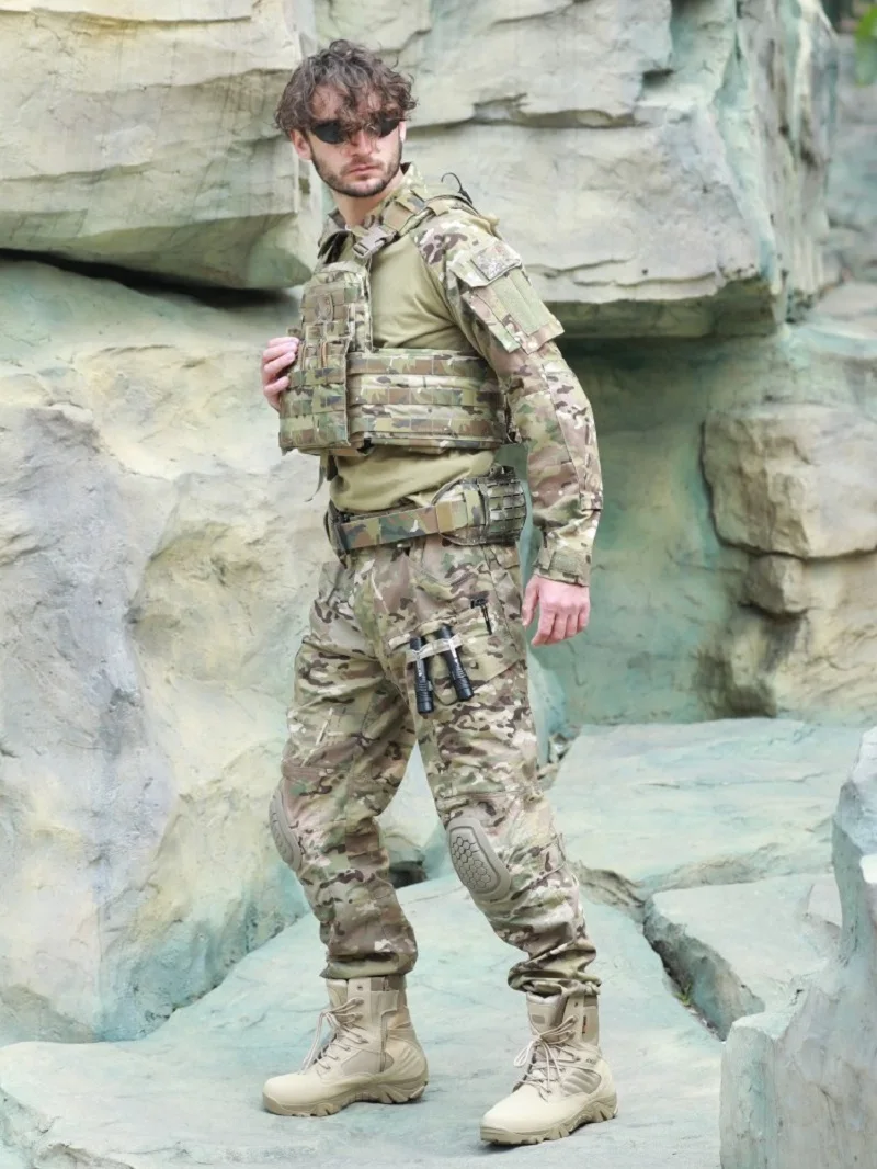 

G4 Tactical Pants Cp Style Outdoor Four Seasons Fans Pants Frog Clothing Set Training Combat Pants Multi -Terrain
