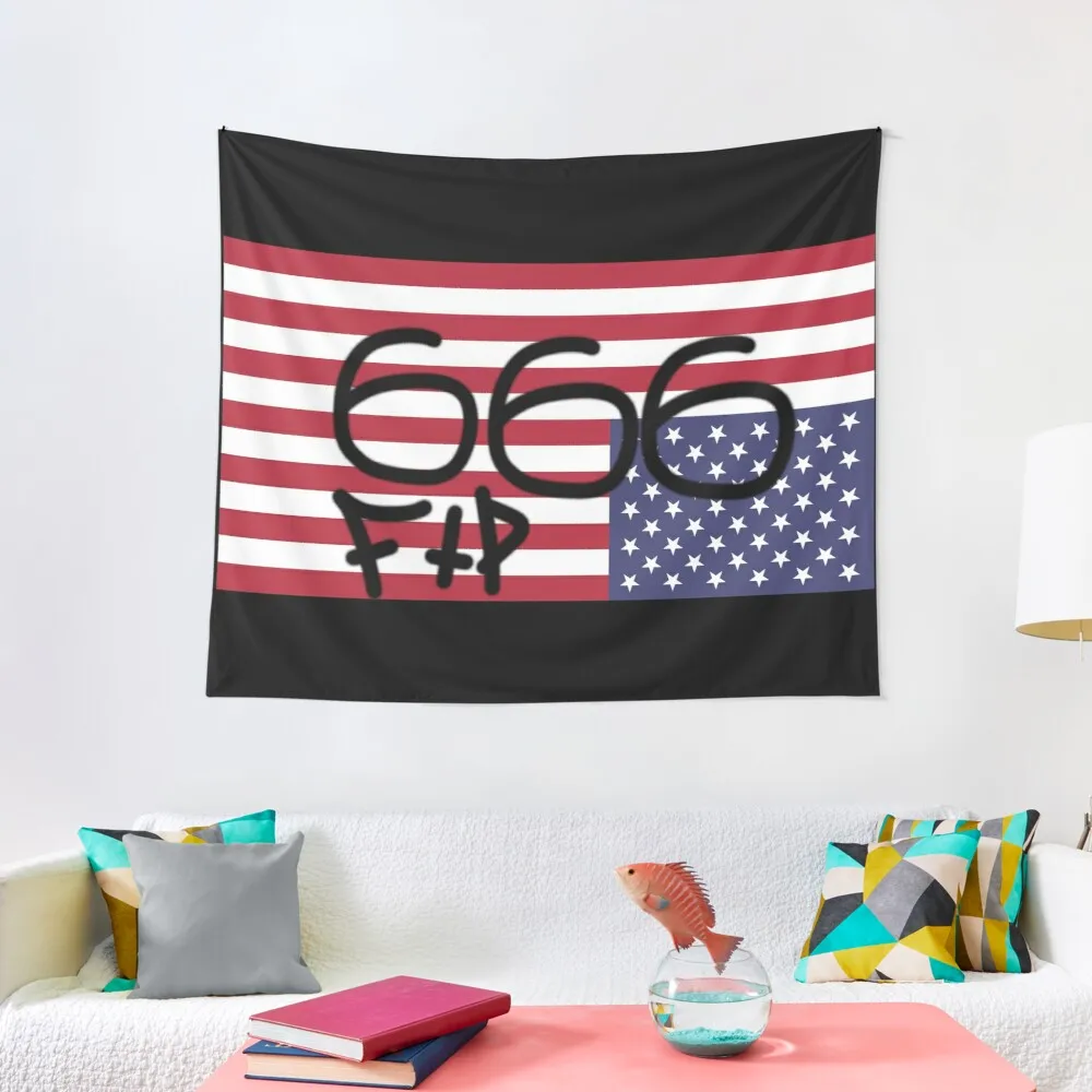 

666, FTP American Flag Tapestry Gamer Room Decoration Home Decoration
