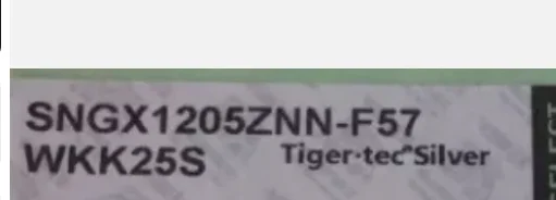 X 오리지널 카바이드 인서트 10개 SNGX1205ZNN-F57 WKK25S