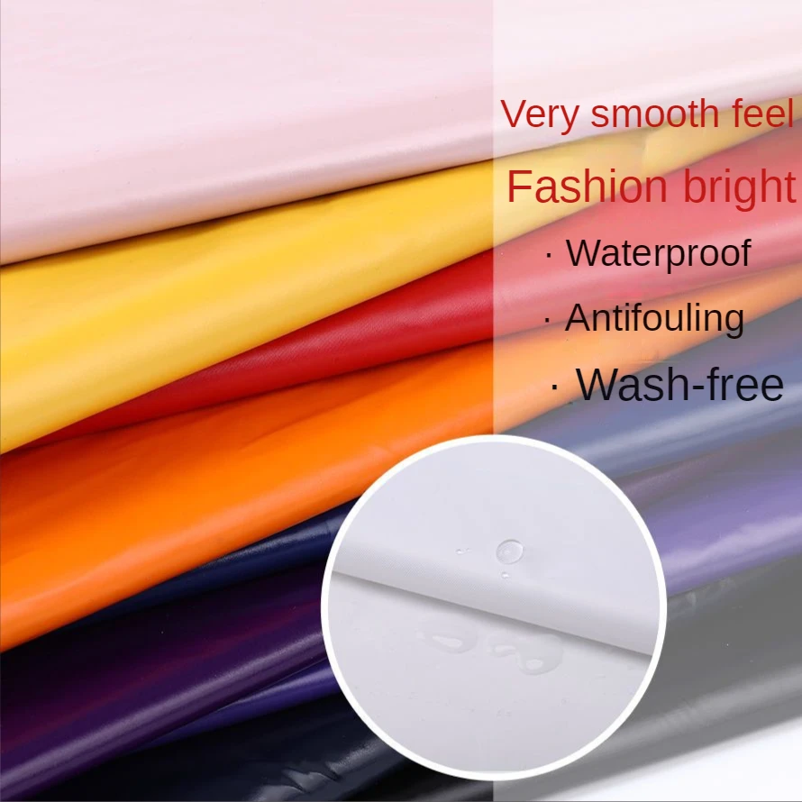 100x150cm 20D Ultra-thin Nylon Bright Black Sewing Fabric Bright PU  Waterproof Black Cloth Fabric Home Textiles - AliExpress
