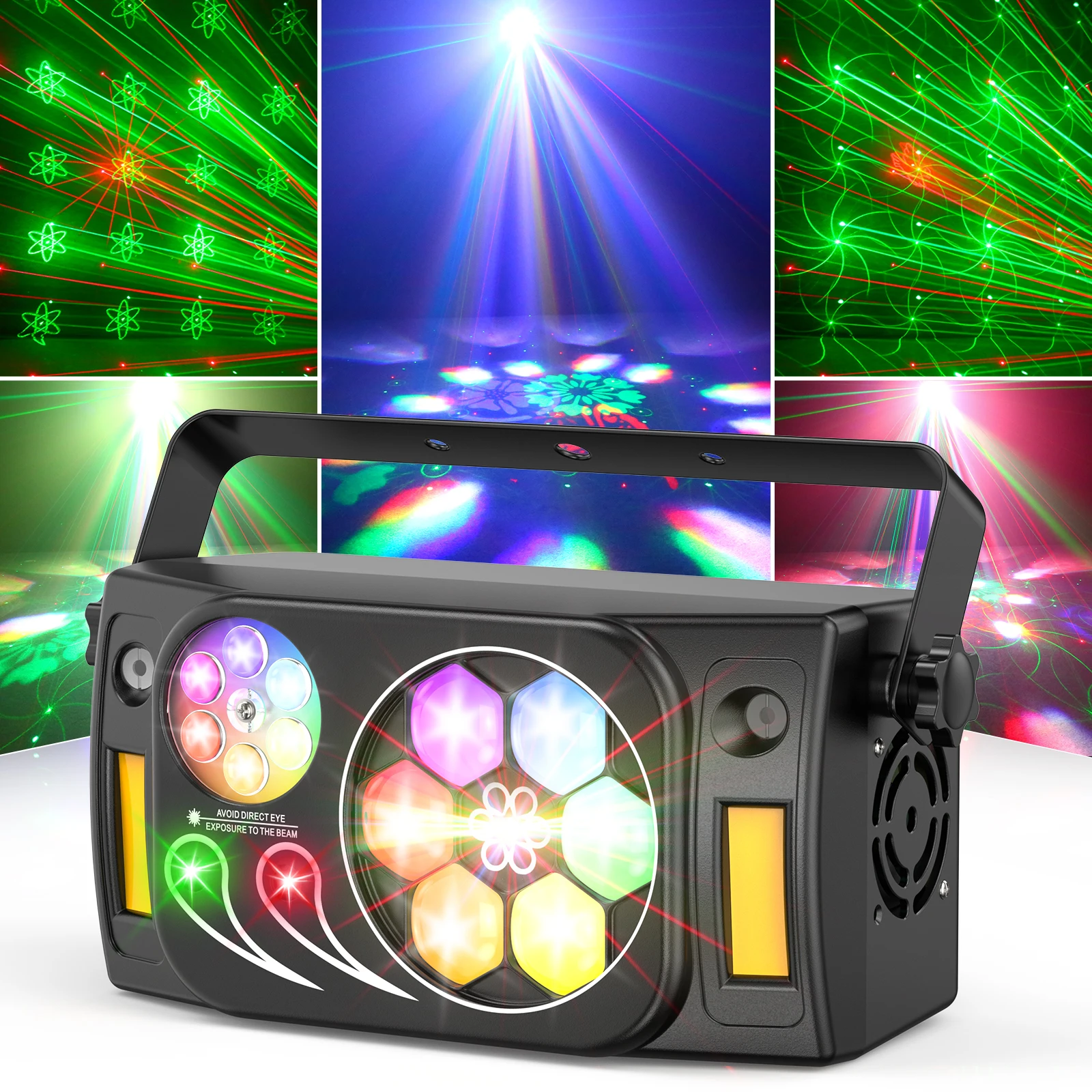 80W 6IN1 Bee Eye LED Effect Light LED Light Disco Light LED Stage Light