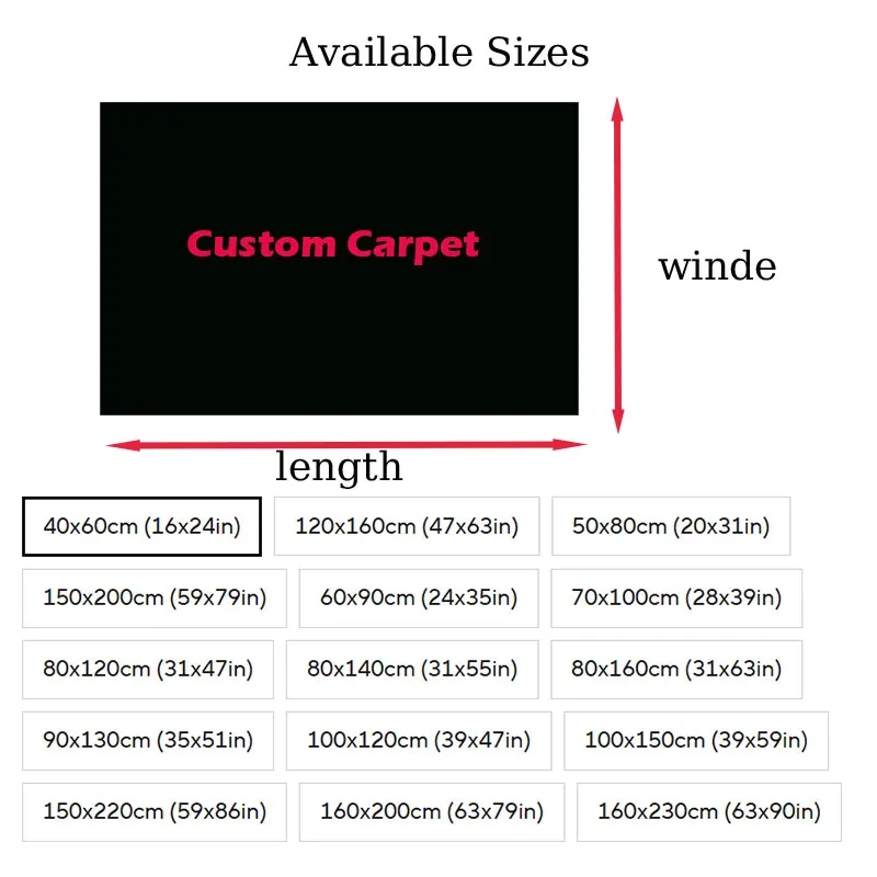 Personalized Carpet Add Your Photo Text Creative Pattern Suitable for Home and Commercial Floor Mats Various Sizes