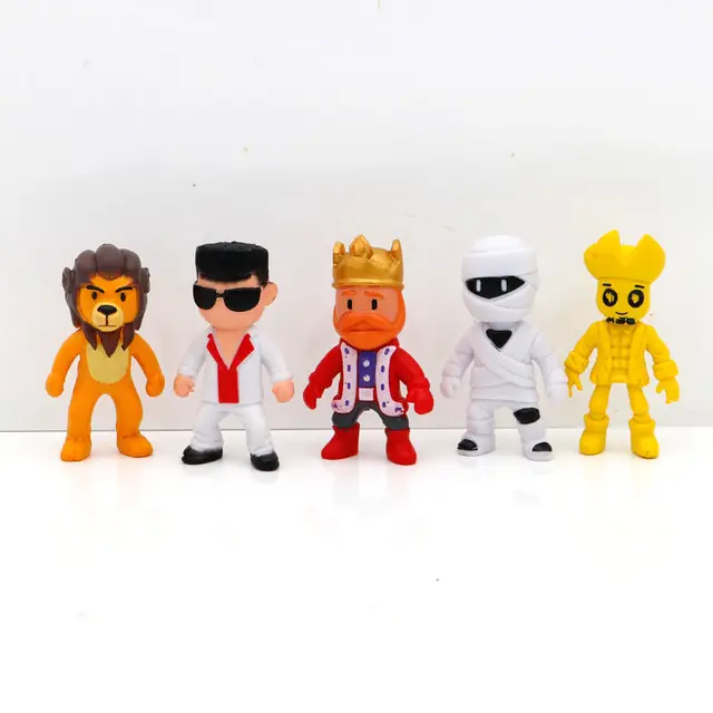 16pcs/set Stumble Guys Series Mini Action Figures Jogo