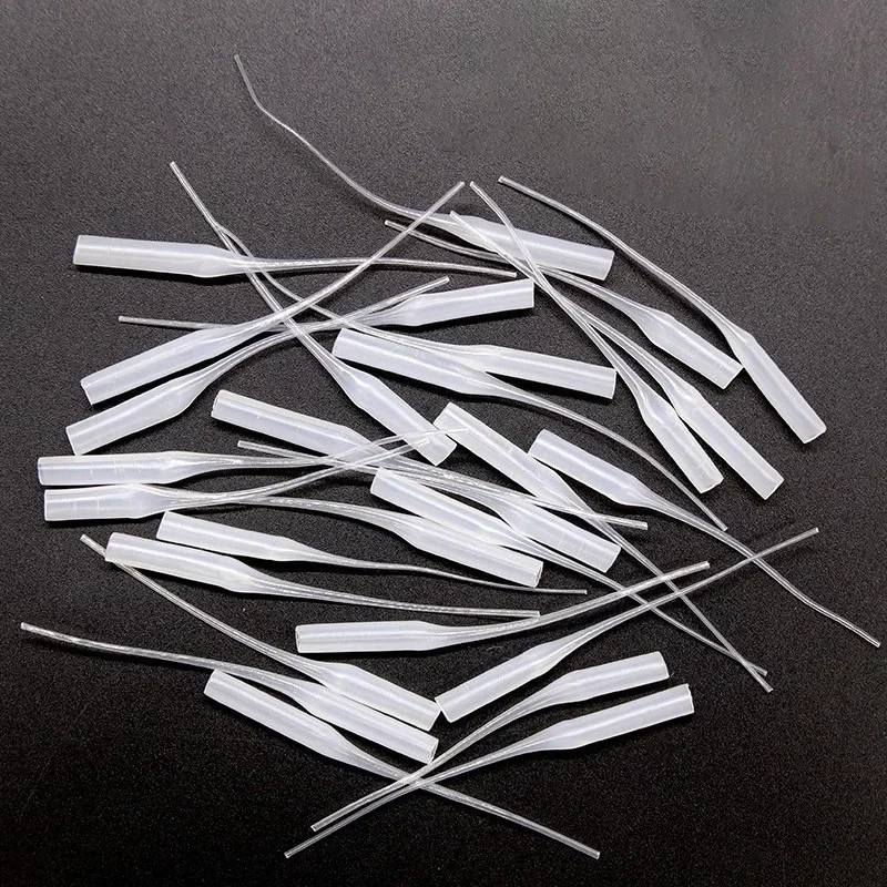 100pcs Plastic Glue Micro-Tips Extender Precision CA Applicator for Arts Crafts Hobby Projects Guitar