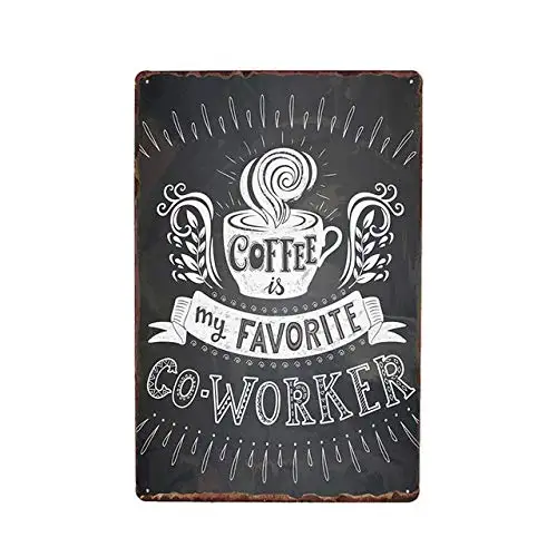 

Life Quotes About Coffee Retro Metal Plaque Vintage Tin Sign Cafe Bar Pub Poster Wall Decor Metal Tin Sign 8x12 Inch aasd-93
