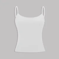 Women Tank Top Strap Slim Top for Summer Fashion Versatile Casual Breathable Micro Elastic Fabric Sleeveless Strap Top - Image 3
