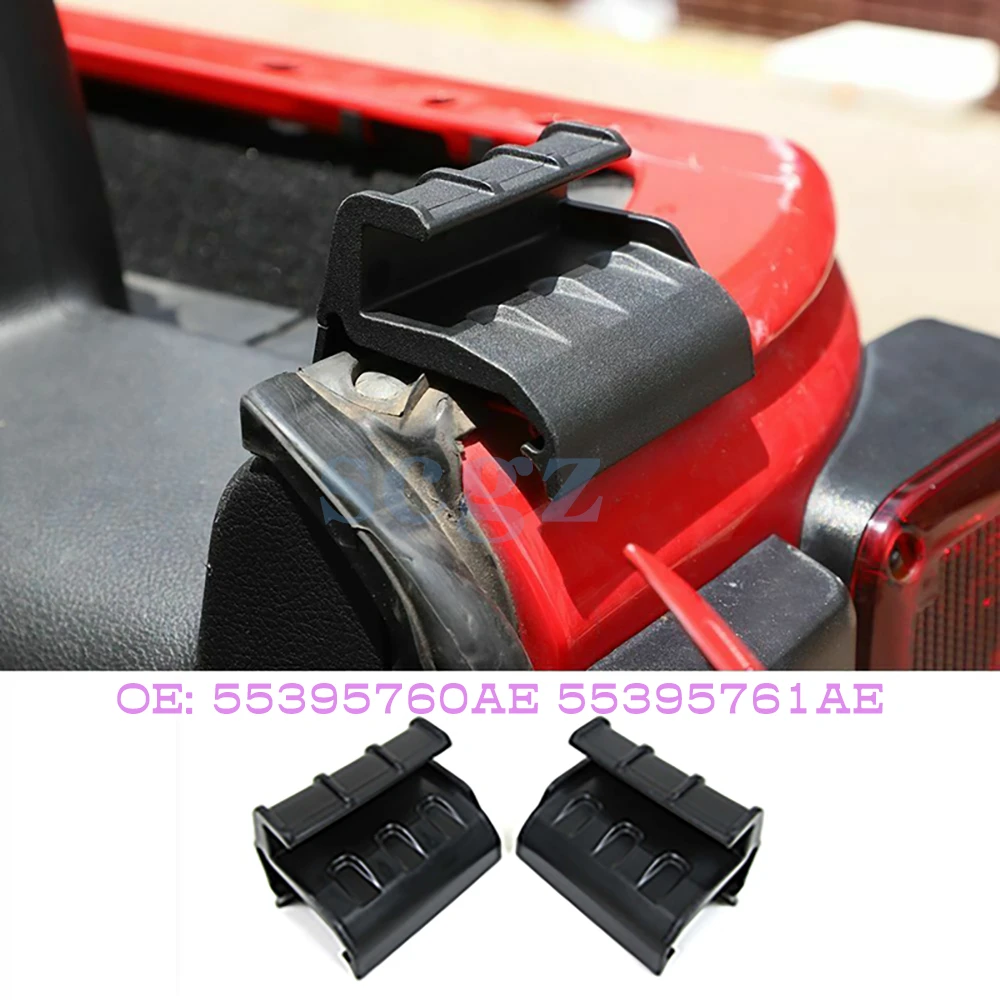 2Pcs Soft Top Rear Window Retaining Clips 55395761AE 55395760AE For