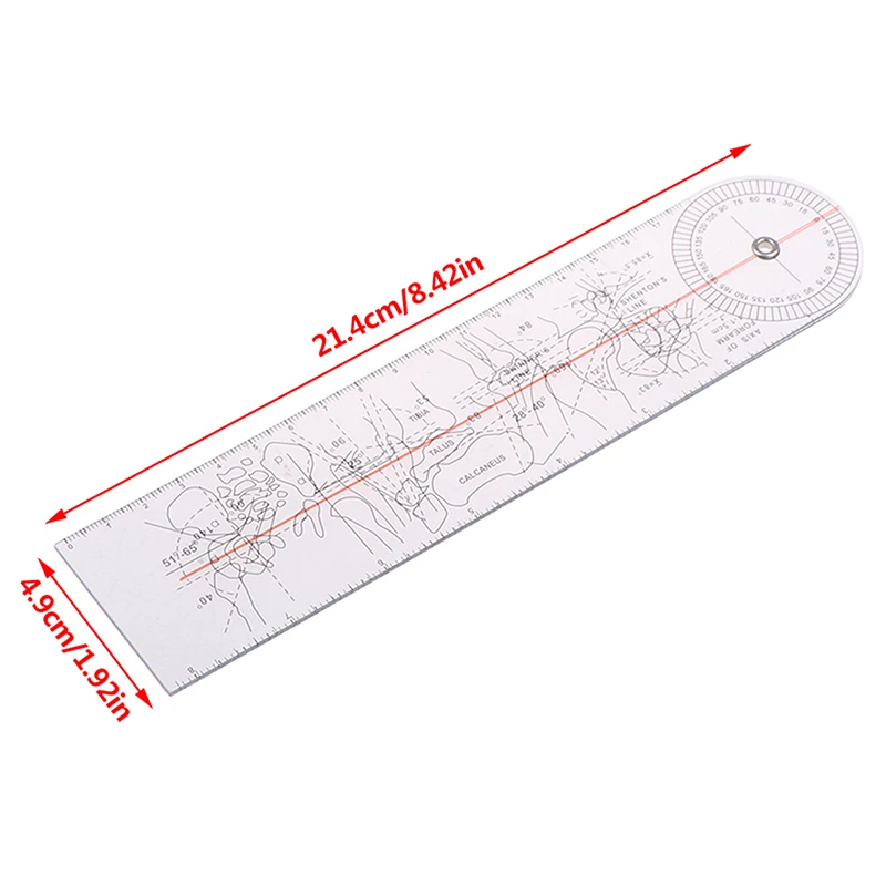 Plastic Goniometer Angle Ruler Rule Joint Orthopedics Tool Instruments Medical Spinal Angle Ruler Finder Measuring Tool Digital Angle Protractor Angle Measuring Tool Angle Protractor