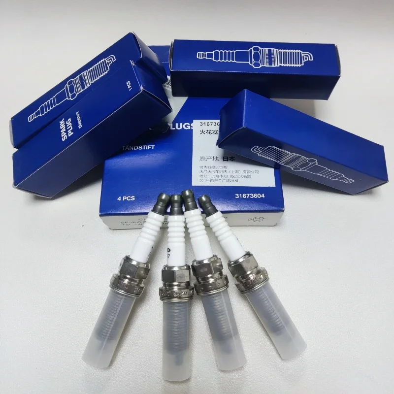 Car Spark Plug 31673604 ZXE24HLR For Volvo S60 S80 S90 V40 V60 V70 V90 XC40 XC60 XC70 XC90 T2 T3 T4 T5 T6 T8 4Pcs spark plug