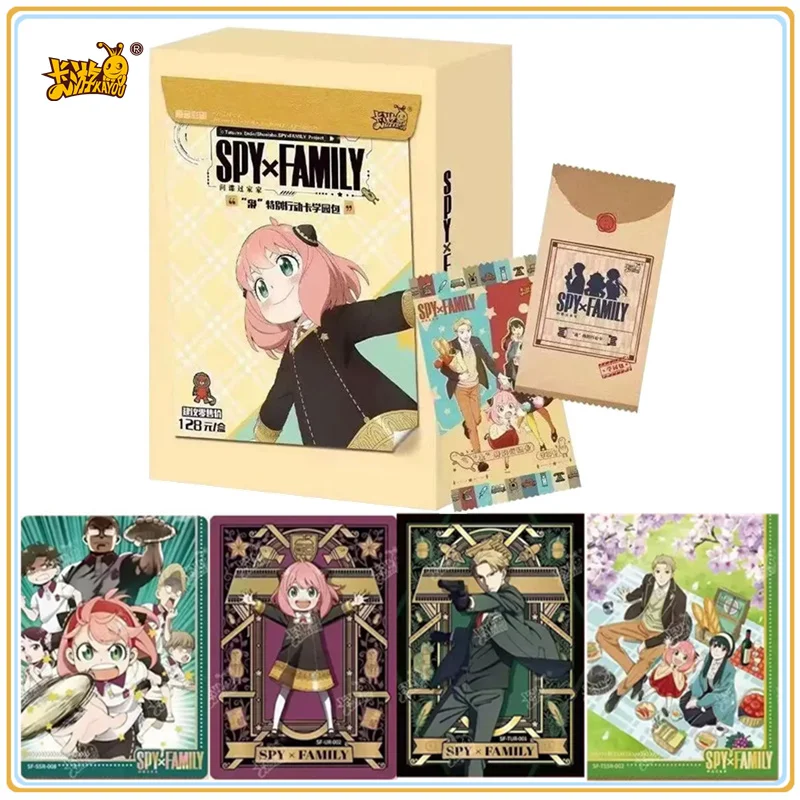 

SPY Family Cards KAYOU Twilight Anya Forger Anime Collection Card Board Games Toys Mistery Box Birthday Gifts for Boys and Girls