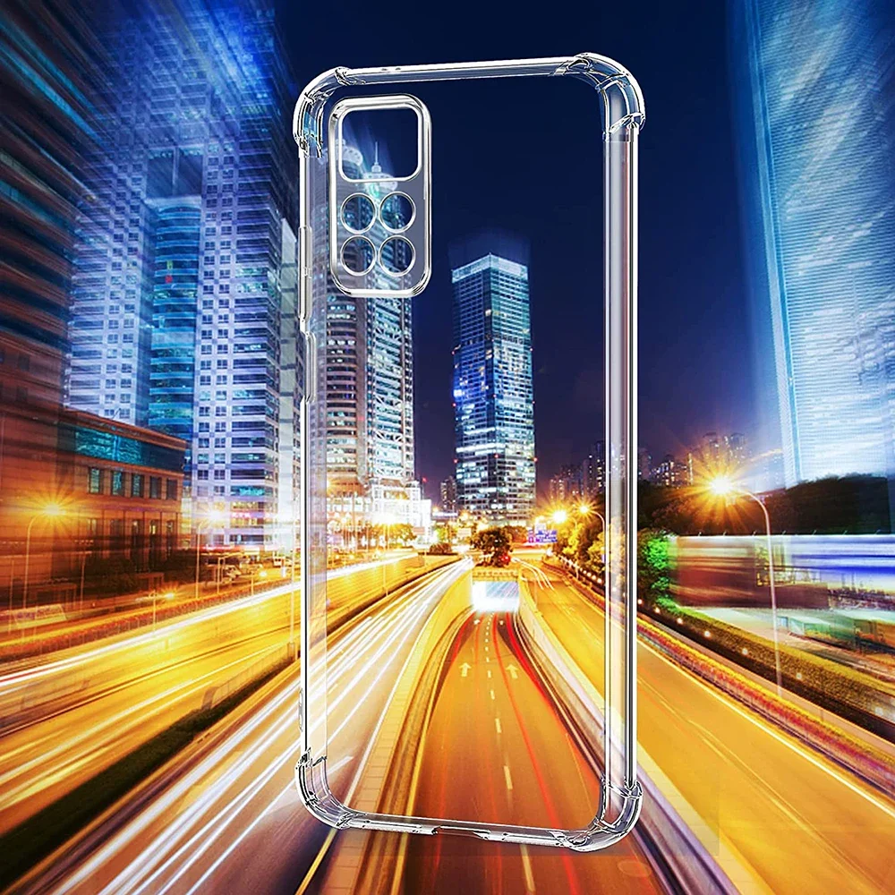 Shockproof Silicone Soft Clear Back Phone Cover