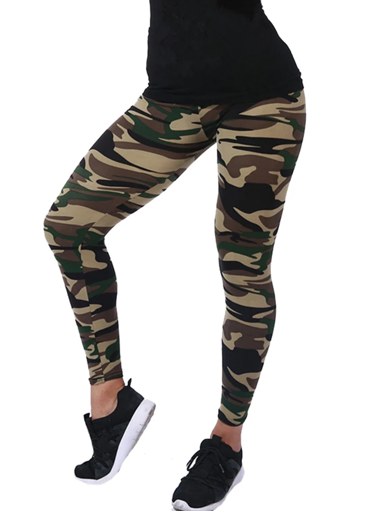 yoga pants CUHAKCI Women Camouflage Leggings Fitness Military Army Green Leggings Workout Pants Sporter Skinny Adventure Leggins honeycomb leggings