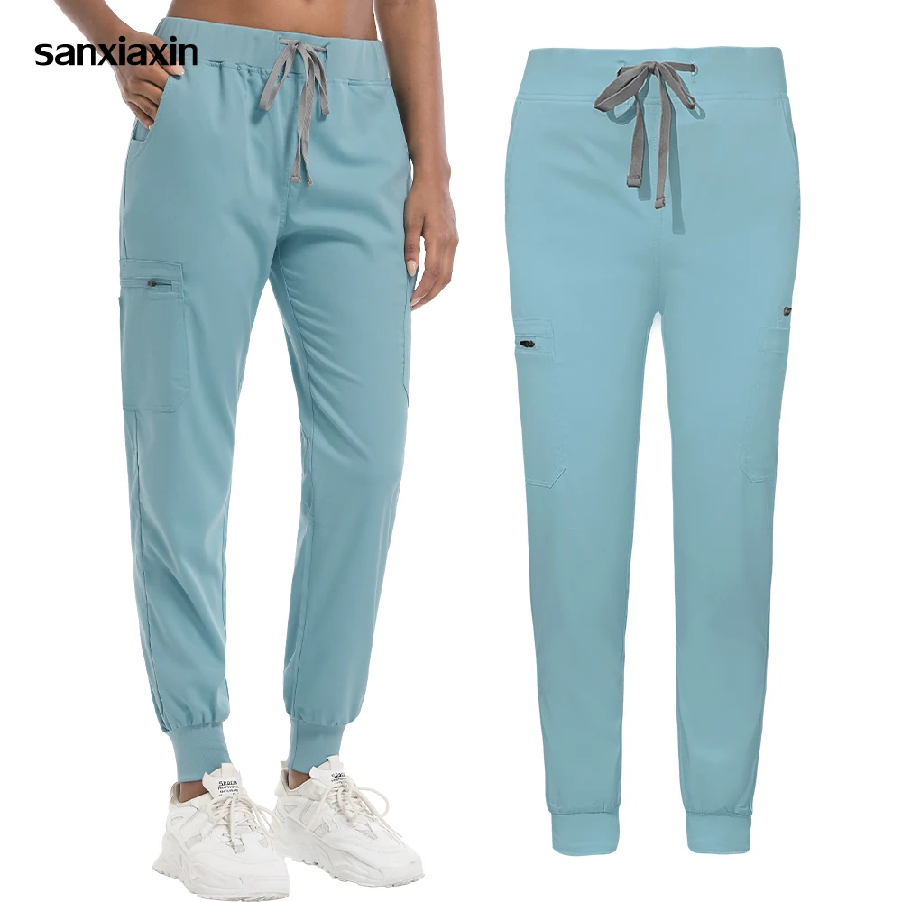 

Unisex Jogger Pants Dentist Pants Beauty Salon Work Trouser Nursing Scrubs Pants Spa Uniforms Men Medical Doctor Jogging Bottoms