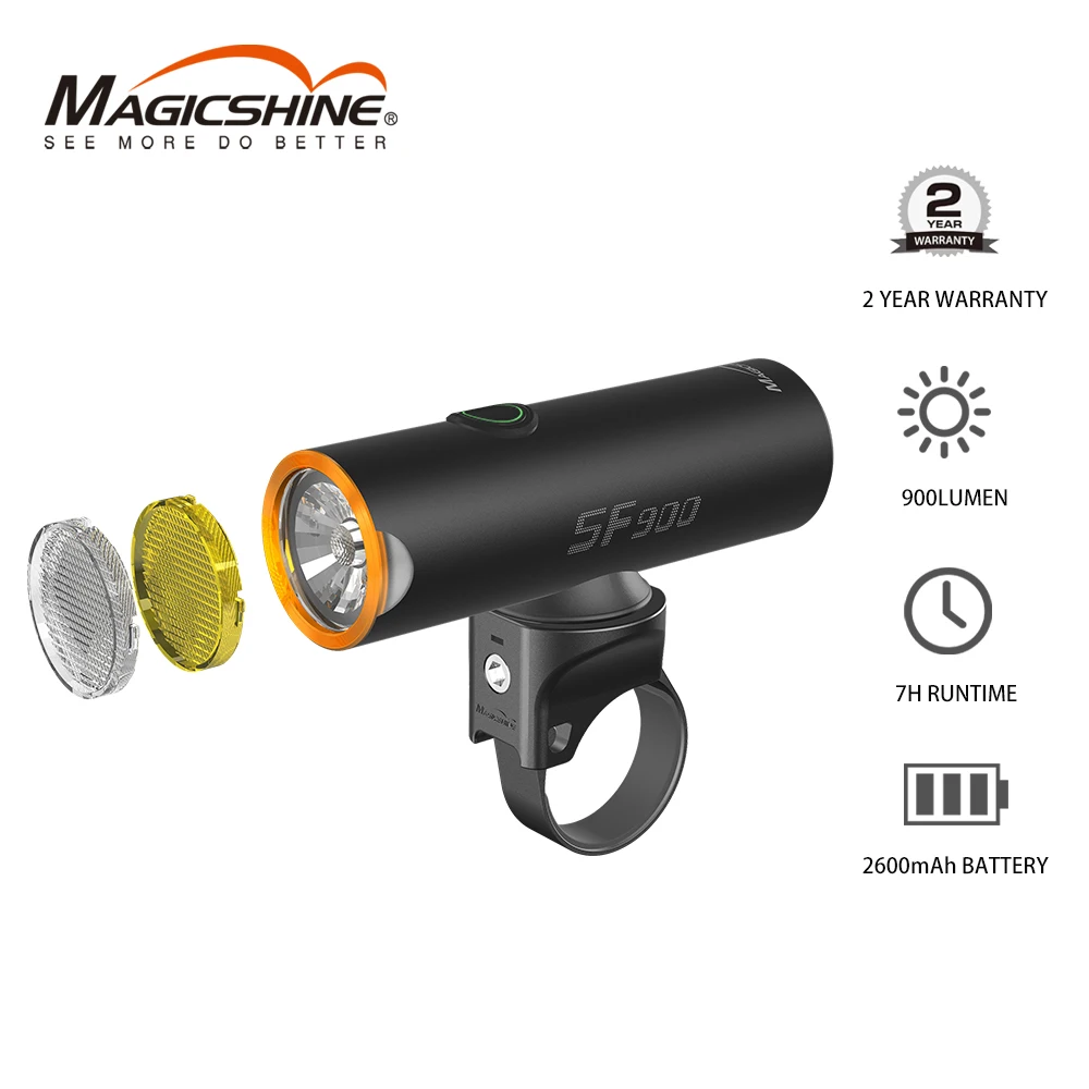 

Bike Light SF 900, CREE LED, IPX7, 2600mAh Battery Type-C Reverse Charging, Powerful Bike Headlight For Mountain,Street,Kids