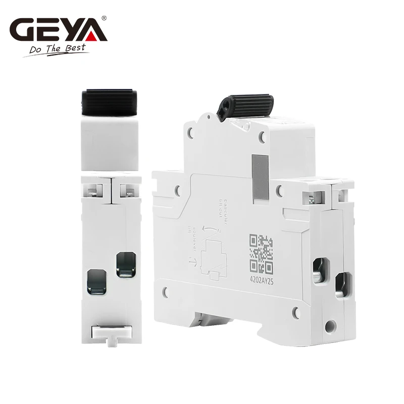 GEYA GYM9N 1P+N MCB 6A 10A 16A 20A 25A 32A 40A 220V AC Circuit Breaker 6KA C Curve  B Curve