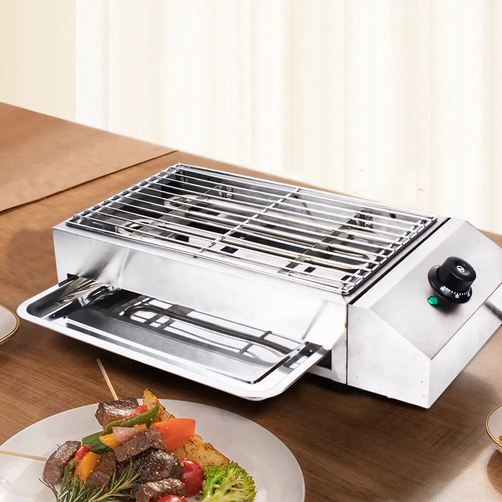 

1800W Electric Grill Pan Flat Top Grill Hot Plate Grill Countertop Commercial/Home Grill