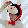 Ear Protection Cartoon Plush Moving Hat Animal Neck Warmer Movable Ears Airbag Cap Animal Earflap Hat Cosplay Party 4
