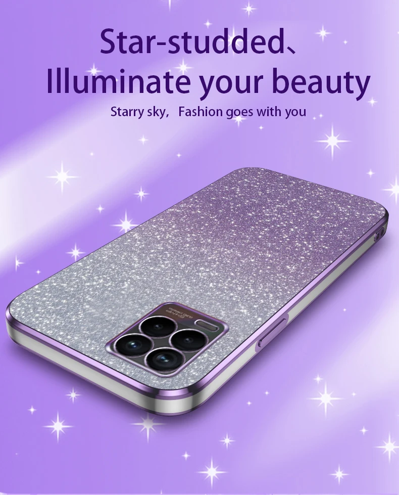 حافظة لينة من البولي يوريثان لهواتف OPPO Realme 8 ، 4G ، ترف ، بالكهرباء ، بريق ، غطاء خلفي شفاف ، Realme 8 Pro