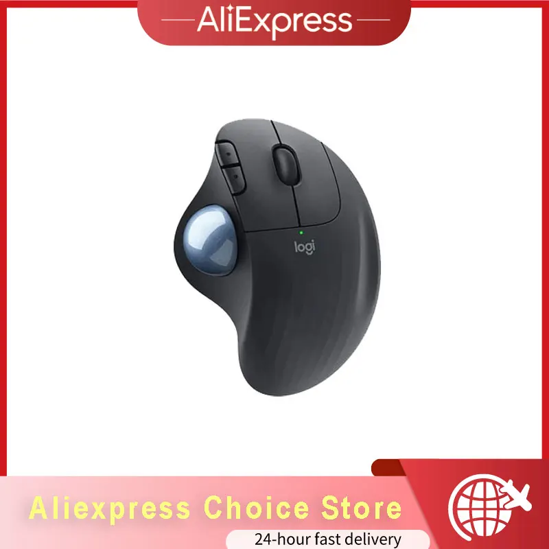 Мышь Logitech ERGO M575 беспроводная эргономичная, 5 кнопок, 2,4 ГГц