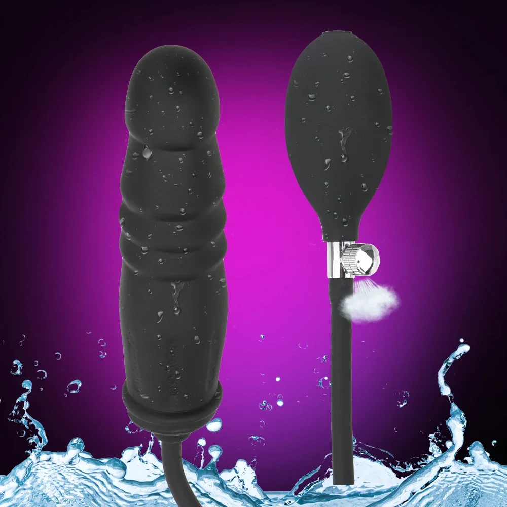 Inflatable Dildos For Women Vaginal Anal Plug Men Butt Dilator Realistic Penis Female Masturbator Sex Toy Adult Games Couple Set