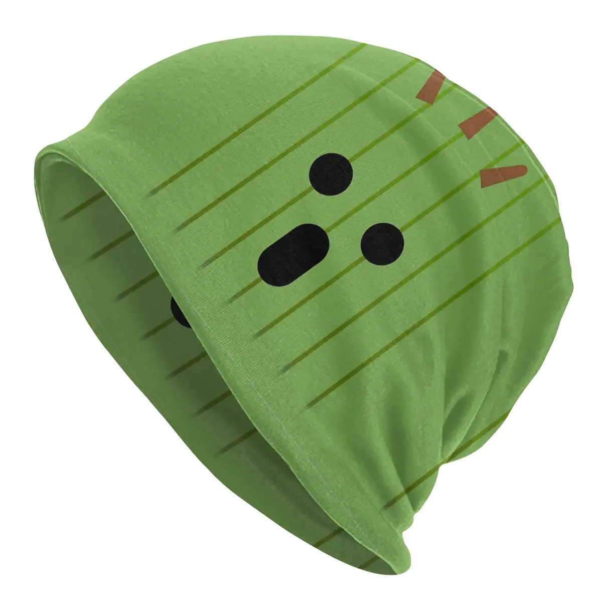 

Final Fantasy Cactuar Unisex Bonnet Winter Hiking Double Layer Thin Hats For Men Women