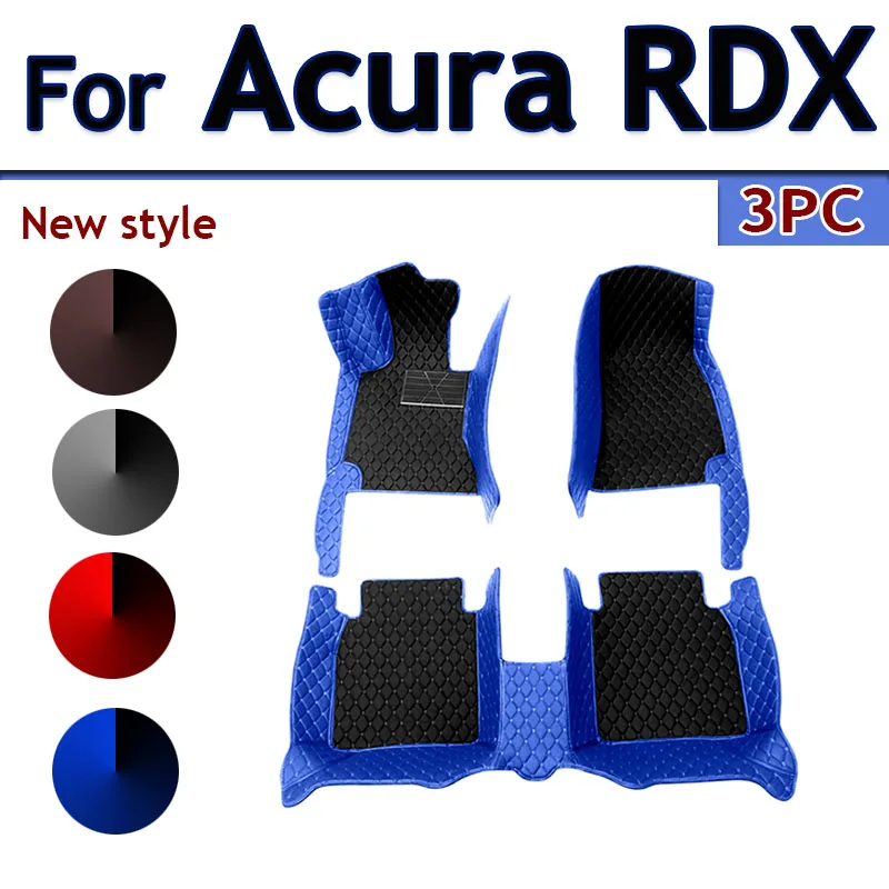 

Car Mats For Acura RDX TC1 2 MK3 2019~2022 2020 2021 Durable Rugs Set Carpet Leather Floor Mat Waterproof Pad Car Accessories