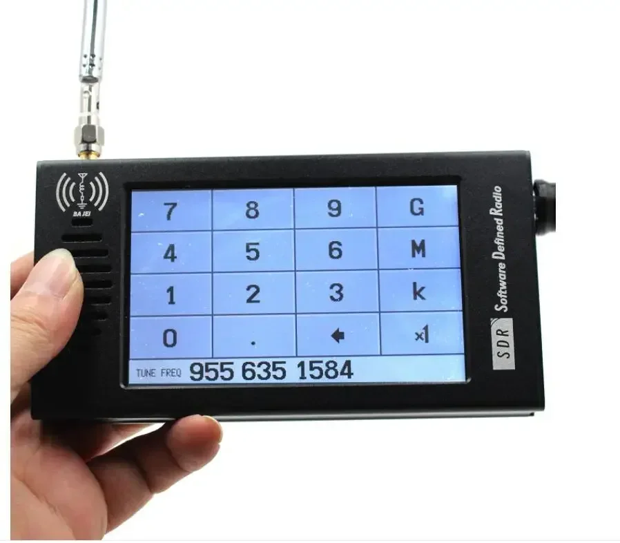SDR 101 100K-149MHz 4.3인치 IPS LCD 소프트웨어 정의 라디오 CW AM WFM FM SSB FM/AM/LW/MW/SW/에어밴드 DSP SDR 수신기
