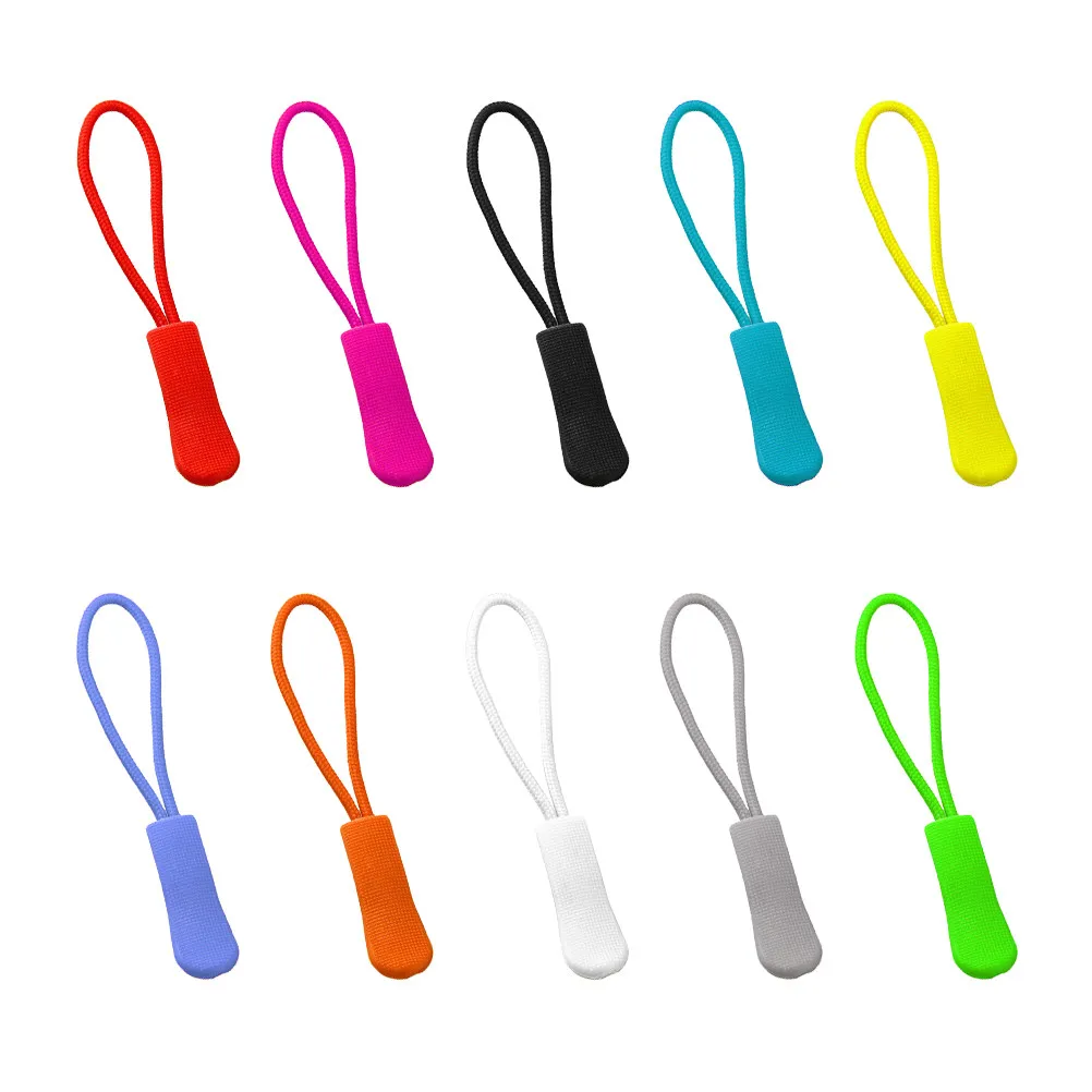60Pcs 지퍼 손잡이 여행 가방, 배낭, 재킷, 코트, 스포츠웨어, DIY 바느질 수리 가방, 텐트용 고강도 플라스틱 지퍼 손잡이