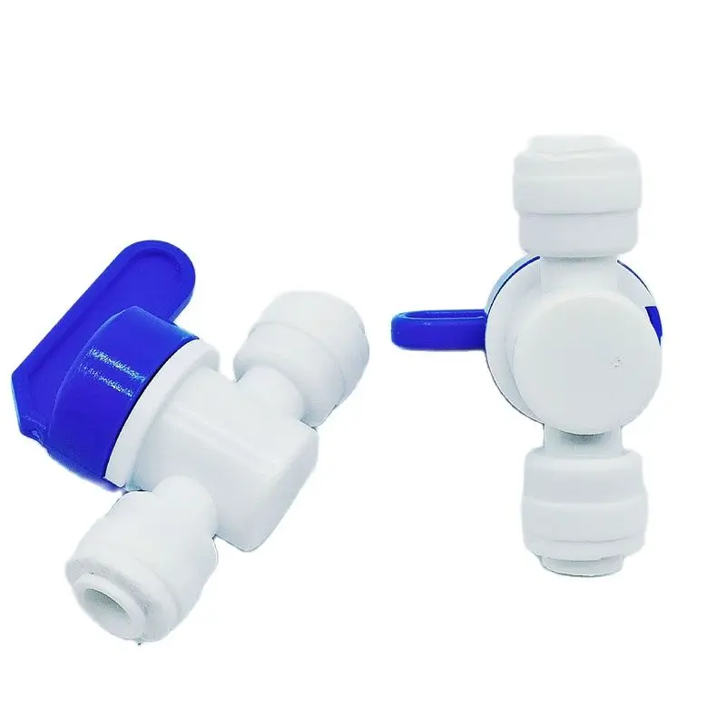 

Quick Connection Straight Ball Valve Water Control For 1/4'' RO Water Purifiers Pipe 6.35MM Tube Misting System