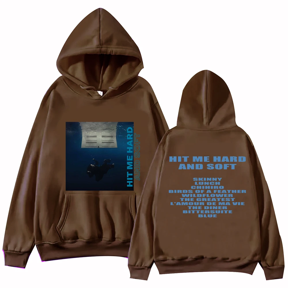 

Hit Me Hard and Soft 2024 World Tour Printed Plus Size Hoodie Hooded Sweatshirts for Men and Women