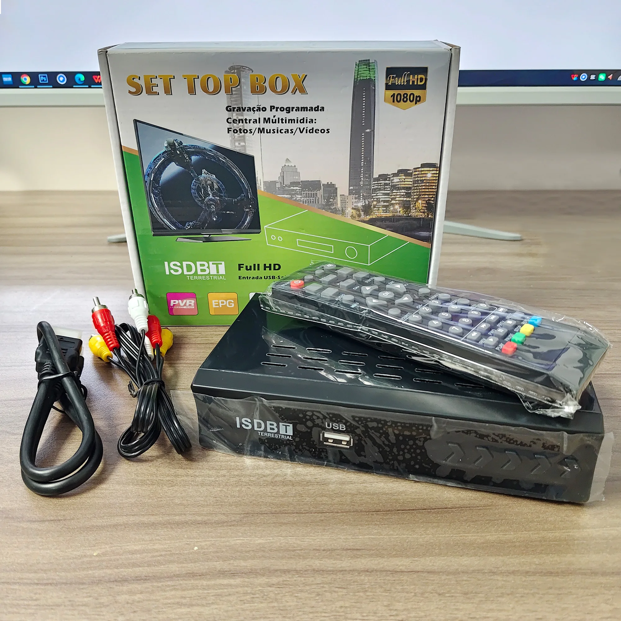 Digital Terrestrial Satellite TV Receiver ISDB-T High-Definition Digital Set-Top Box VHF/UHF TV Receptor Box 1080P H.264 MPEG-4 - 6