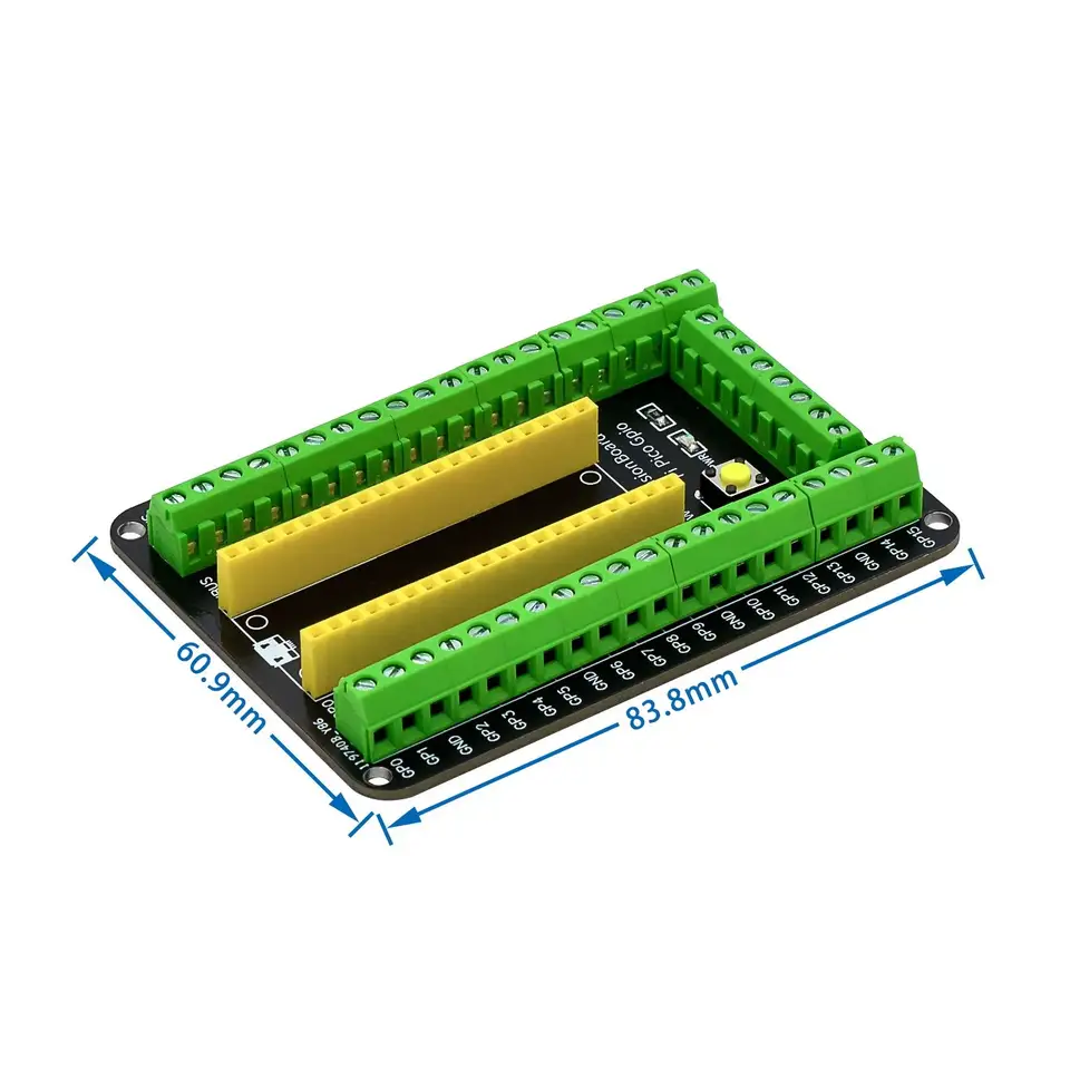 Raspberry Pi Pico Expansion Board GPIO Breakout Extension Adapter Onboard Male and Female Pins for Pico image 7