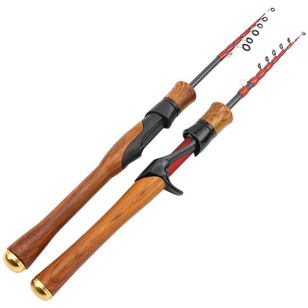 Description Picture 5 of itemTelescopic Lure Fishing Rod Carbon Fiber Travel Fishing Pole Mini Short Light Travel Rod for Trout Fishing