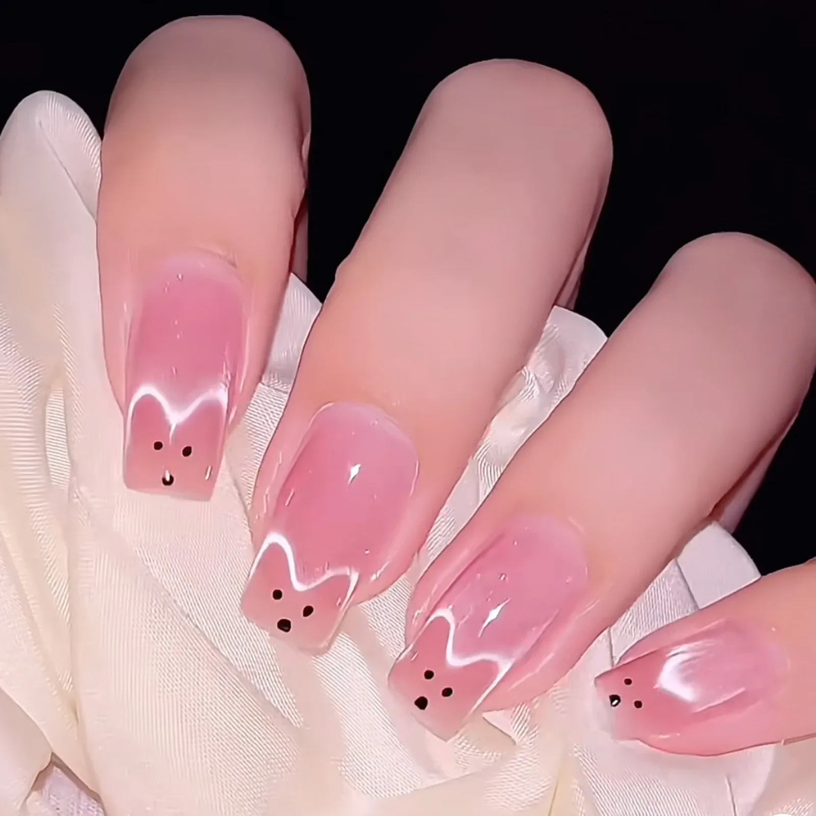 Cat Eye Nail Magnet Set For Rabbit And Heart Shape Nail Art Designs_voghion.com