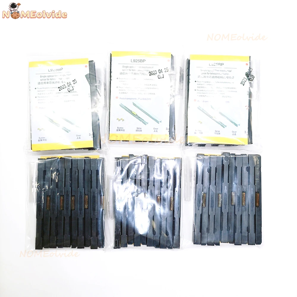 Black Fiber Optic Mechanical Splice Stripper with Fixed Length Guide