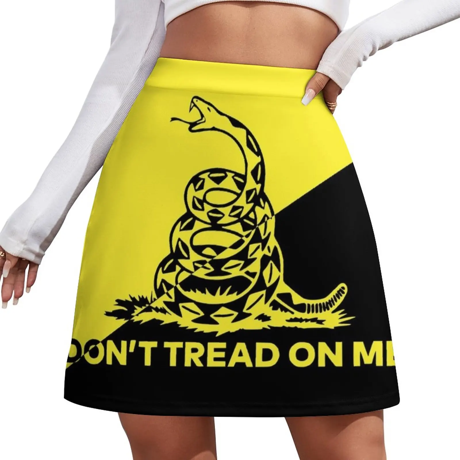 

Ancap Gadsden Flag Simplified Mini Skirt skirt skirt kawaii clothes
