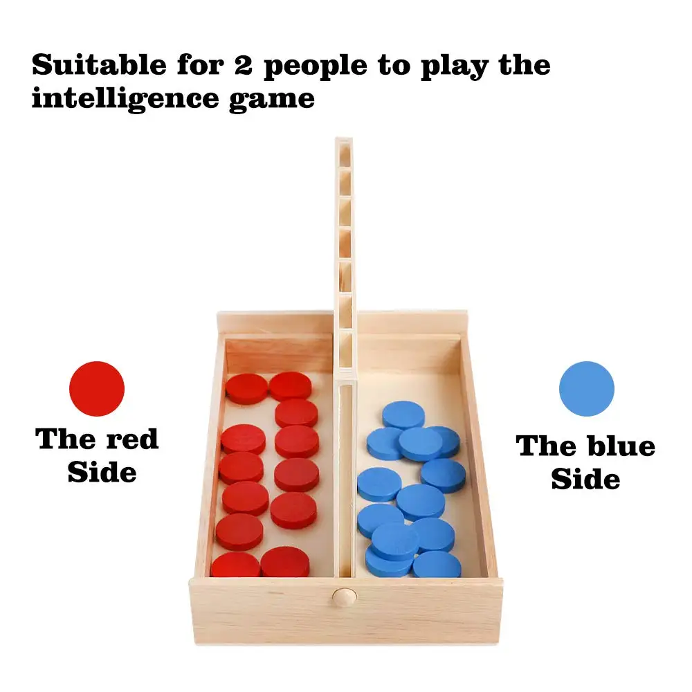 Wooden 4 Row Board Game 4 Connected Games for Travel Foldable Classic Family Fun Toy Christmas Gift board game table games