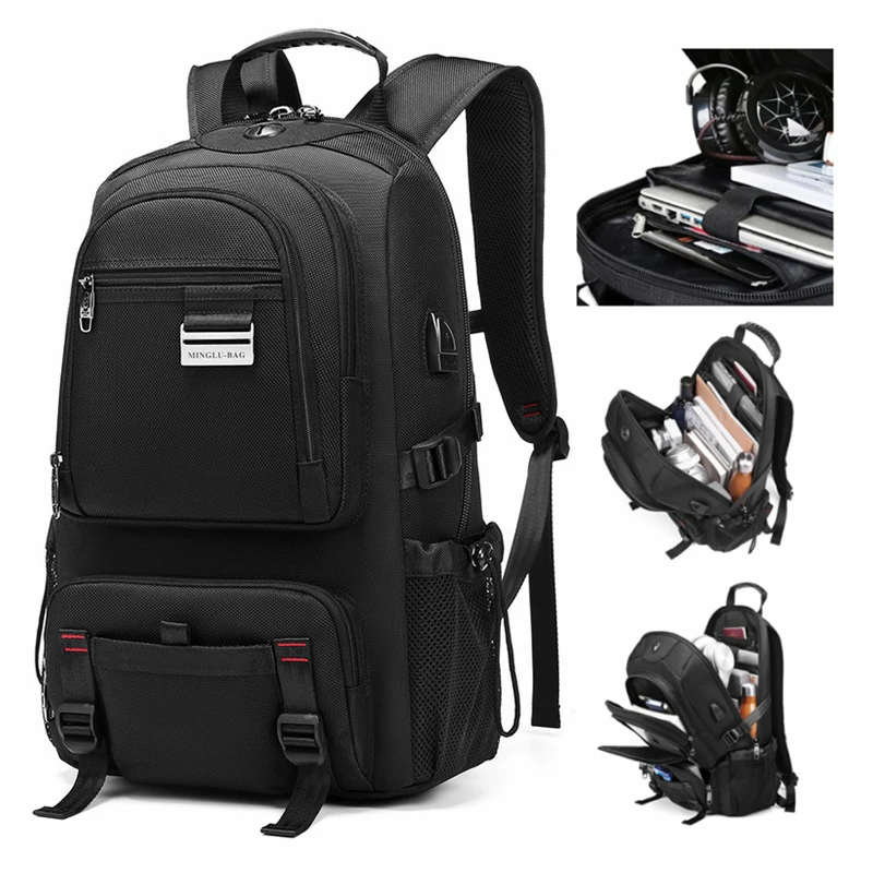 Suutoop Men's 15.6 Inch Laptop Backpack Usb Charging Notebook Backpack