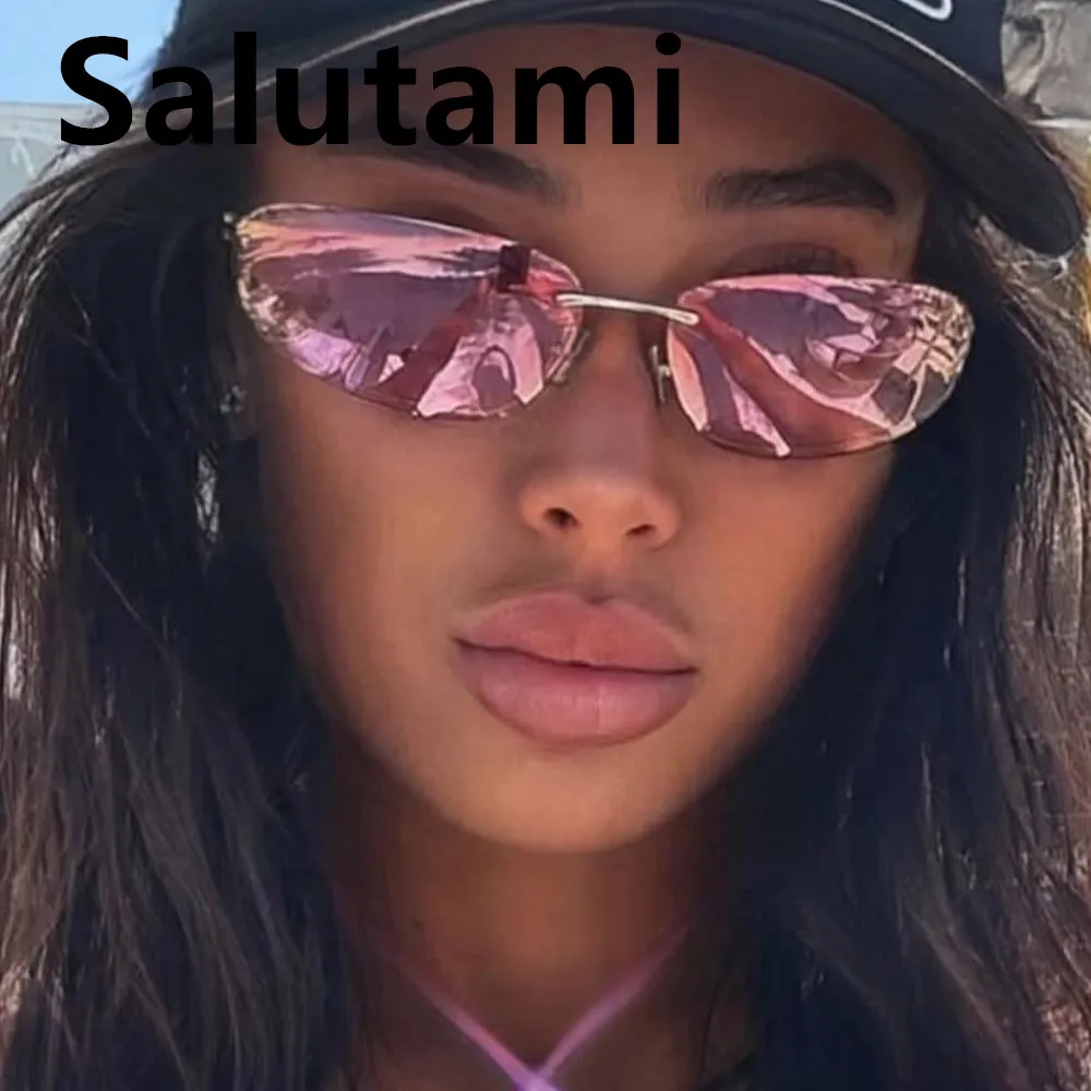 New Fashion Silver Y2K Sunglasses for Women Vintage Alloy Square Mirror Sun Glasses Ladies Trendy Sexy Outdoor Shades Uv400