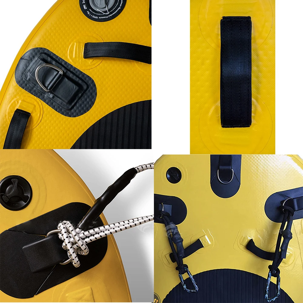Rescue Sled Floating Mat Inflatable Water Surfing Board for Lake Water