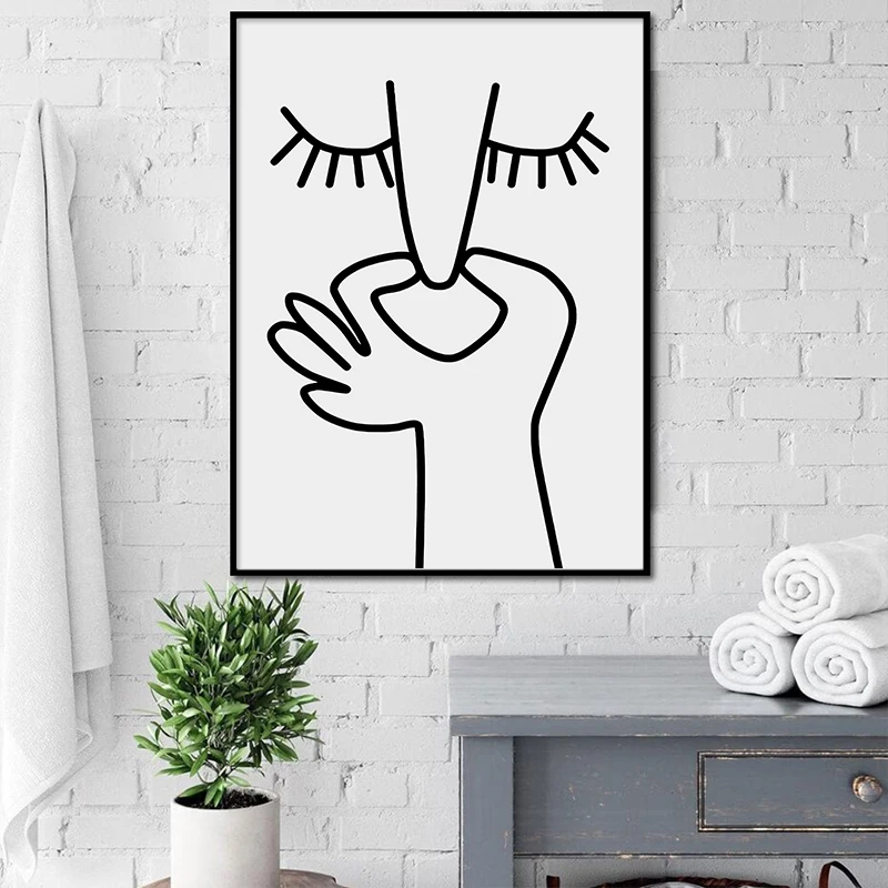 Moeder en Baby Kind Art Lijn Tekening Posters Abstract Minimalistische Muur Canvas Prints Schilderen Kwekerij Decoratieve Pictures-40x60 cm Geen Frame Moeder en Baby Kind Art Lijn Tekening Posters Abstract Minimalistische Muur Canvas Prints Schilderen Kwekerij Decoratieve Pictures-40x60 cm Geen Frame