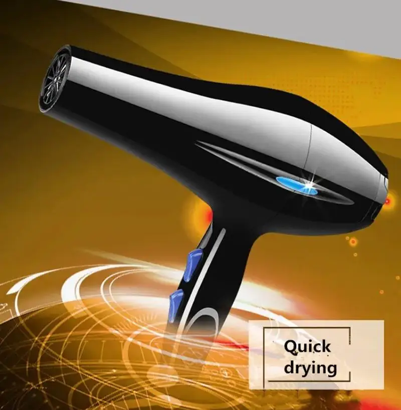 Hair Dryer Negative Ion Hair Dryer Constant Temperature Hair Care Without Hurting Light and Portable Home and Travel Essential