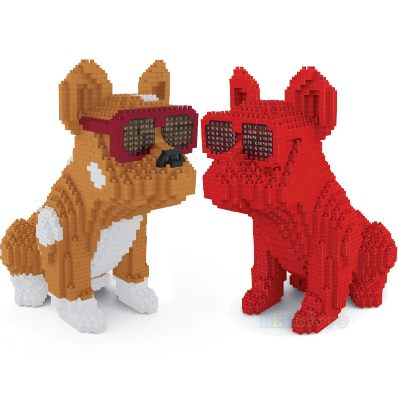  LEGO BrickHeadz Pets - French Bulldog : Toys & Games