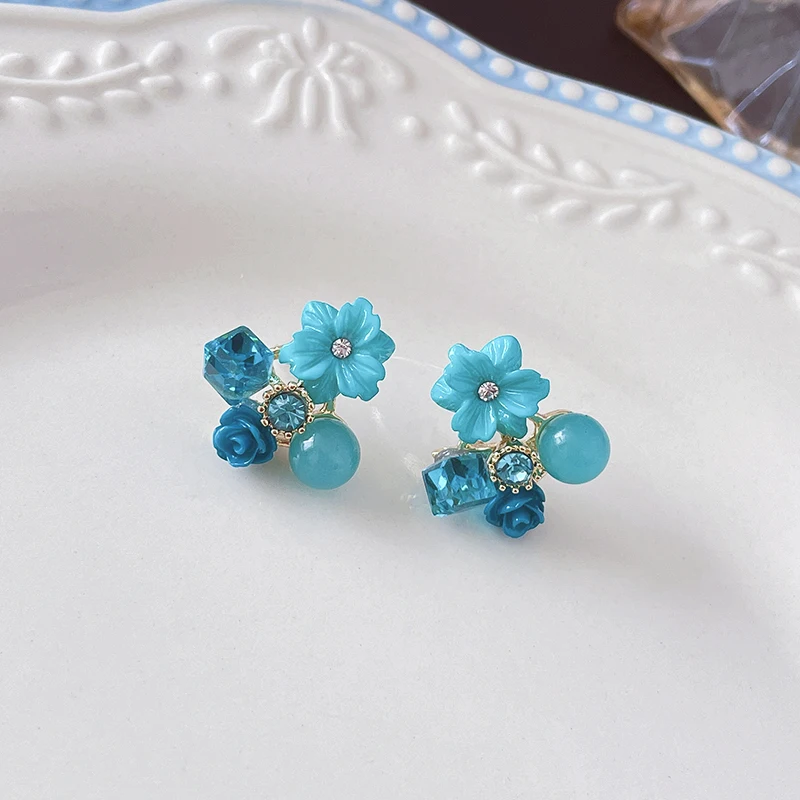 Gift Idea: Colorful Flower Earrings