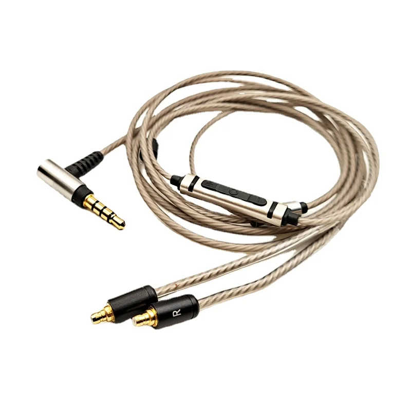 New For Sennheiser Headphone cable IE100 IE400 IE500 100 highpurity silverplated Upgrade