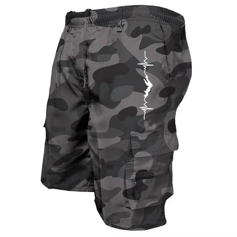 Summer New Five-point Shorts Men's Fashion Casual Trend Loose Comfortable Multi-pocket Cargo Pants Sports Outdoor Short Pants 6