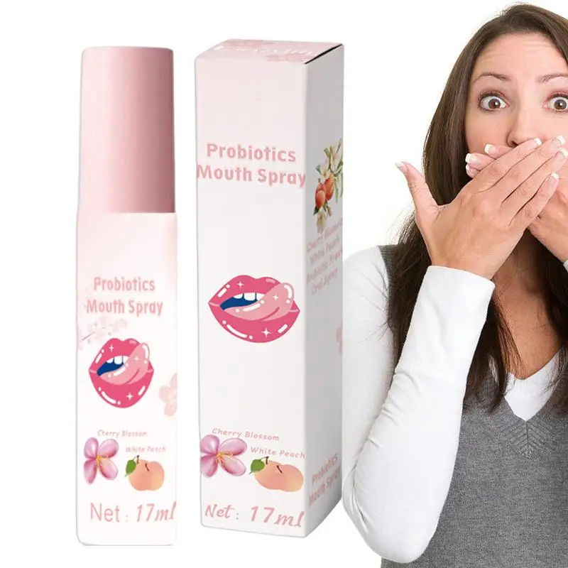 MouthSpray17mlBreathFreshenerSprayPortableBreathKissingMouth